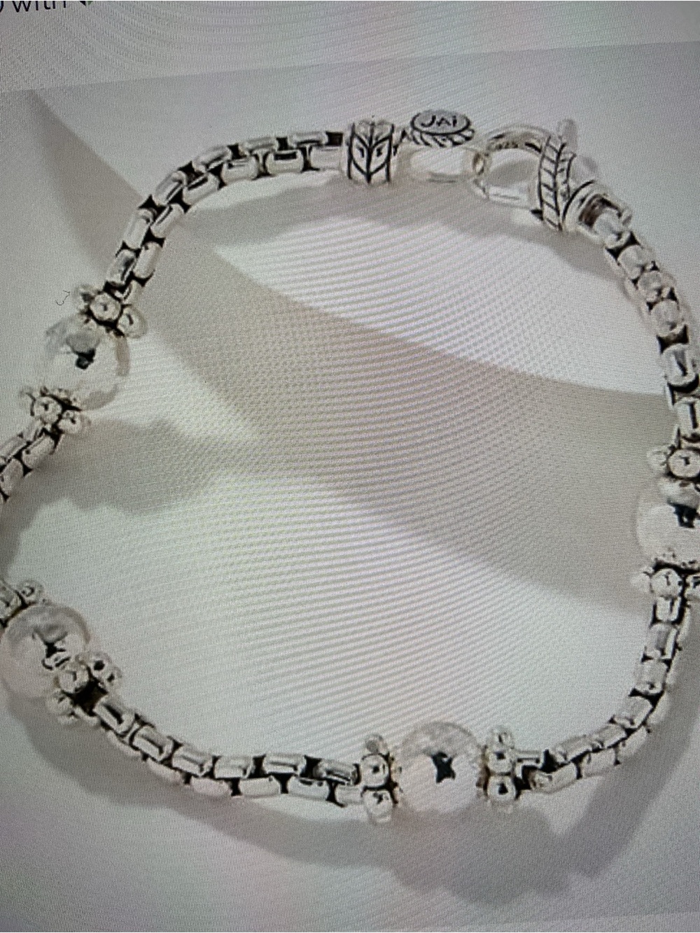 JAI BY JOHN HARDY STERLING SILVER BEAD BRACELET - Picture 3 of 8